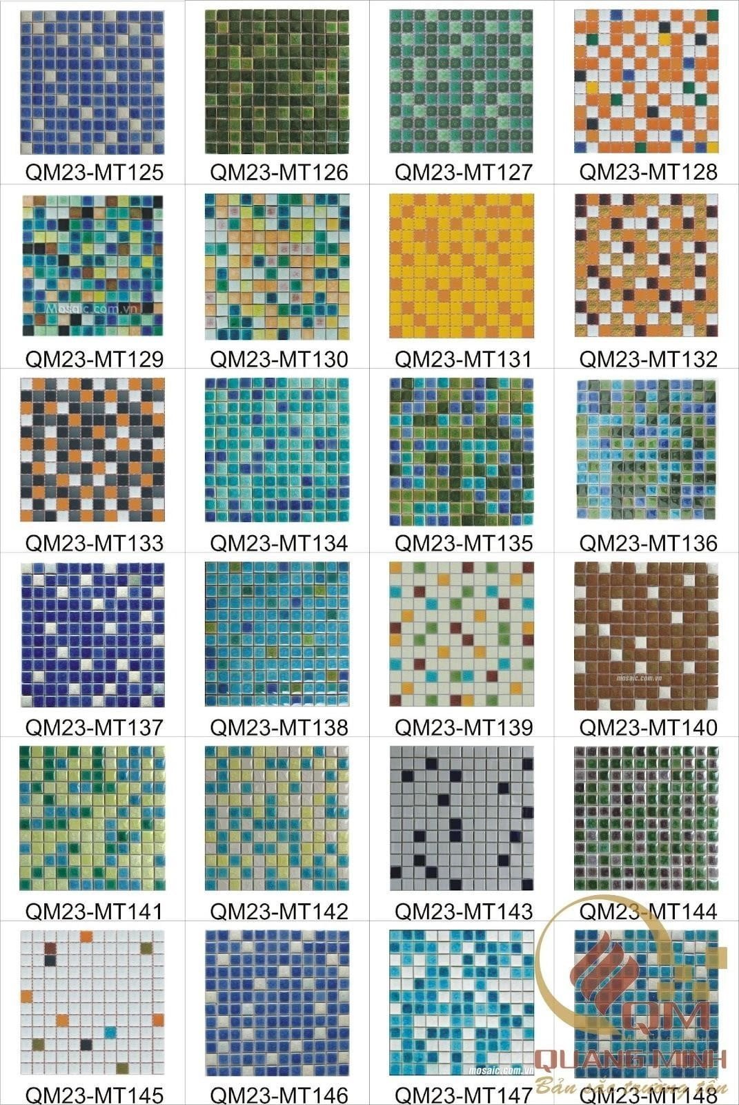 Top 6 mẫu gạch mosaic vàng sang chảnh nhất hiện nay