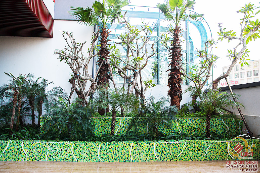 Công trình Gốm Mosaic tại Golden Palm