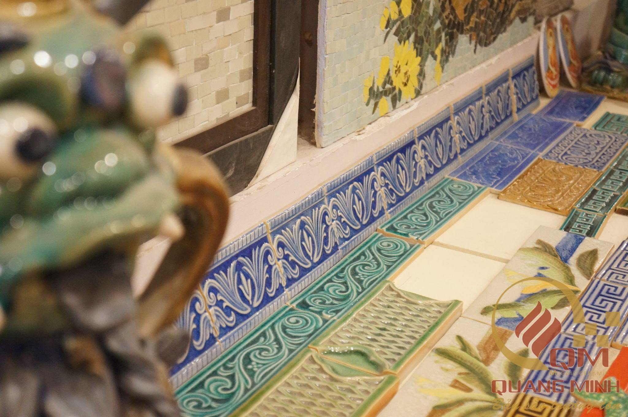 Gạch điểm Mosaic ốp tường trang trí đẹp và ấn tượng - Báo Giá Thi Công Trọn Gói, Uy Tín