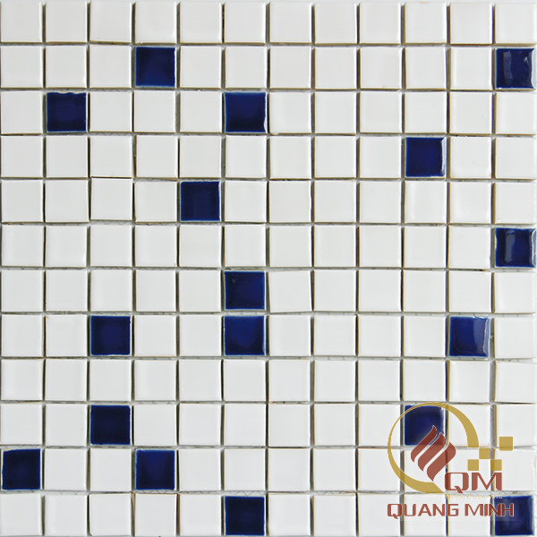 Gạch Mosaic Gốm Trộn Màu 2.3 x 2.3 QM-MT2305