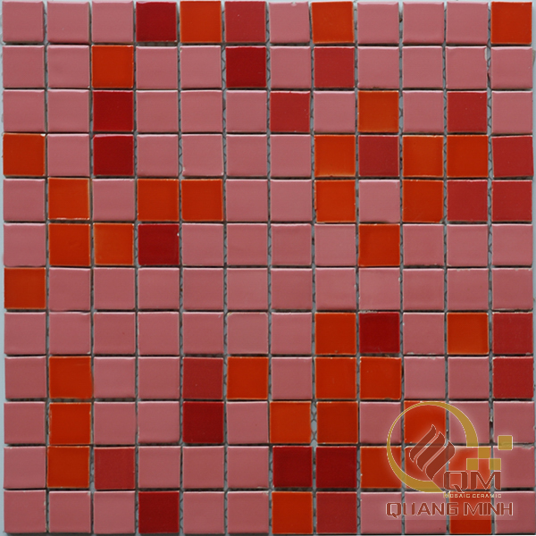 Gạch Mosaic Gốm Trộn Màu 2.3 x 2.3 QM-MT2306