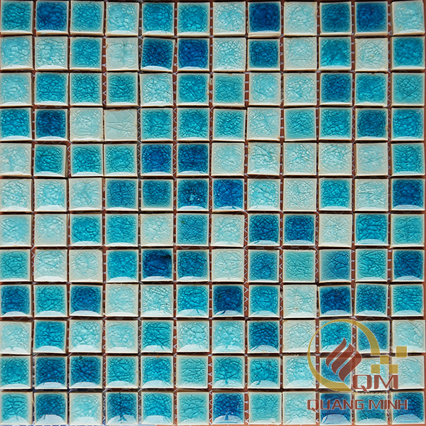 Gạch Mosaic Gốm Trộn Màu 2.3 x 2.3 QM-MT2318