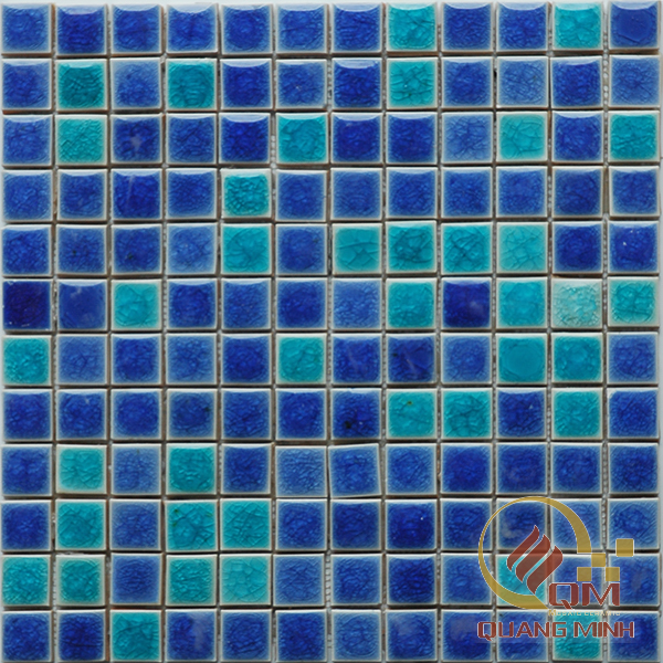 Gạch Gốm Mosaic Màu Trộn 2.3 x 2.3 QM-MT2322