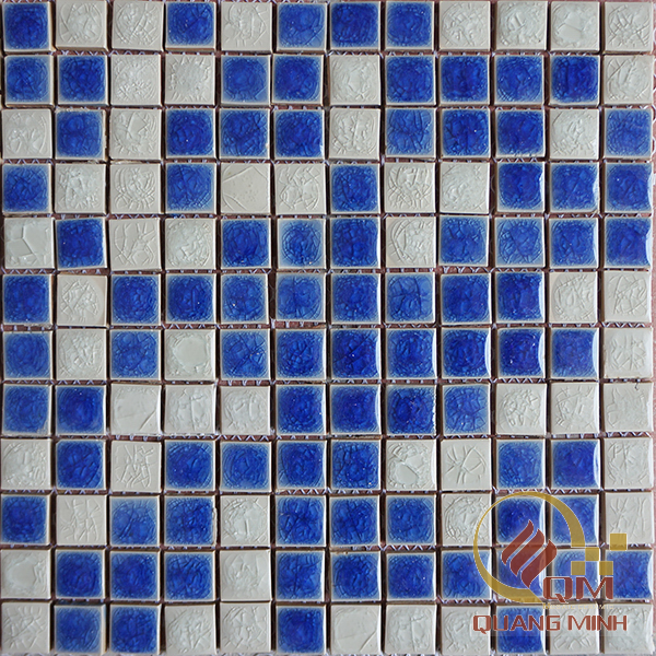 Gạch Mosaic Gốm Trộn Màu 2.3 x 2.3 QM-MT2324