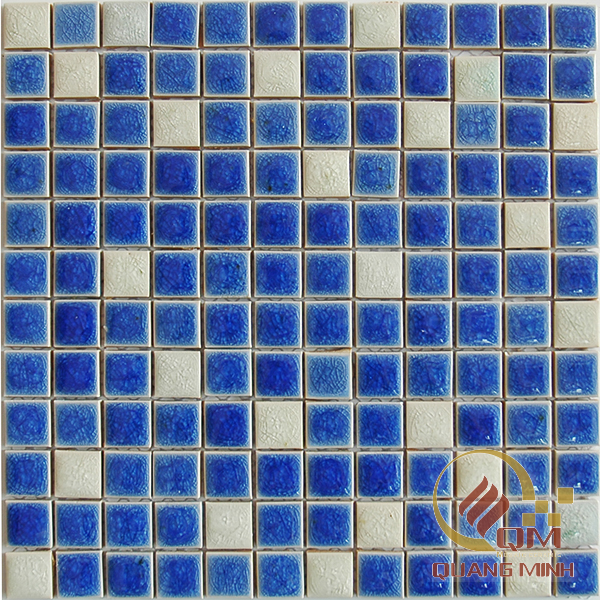 Gạch Mosaic Gốm Trộn Màu 2.3 x 2.3 QM-MT2325