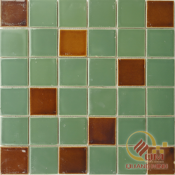 Gạch Gốm Mosaic Màu Trộn 5 x 5 QM-MT501