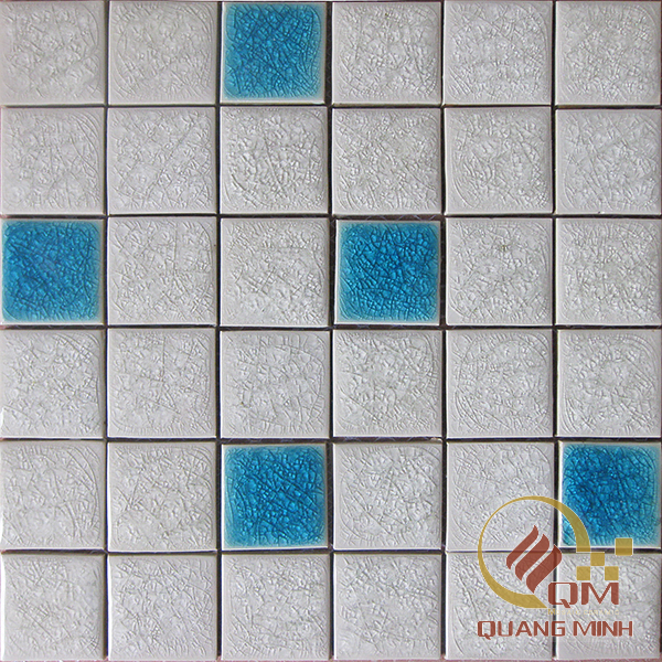 Gạch Mosaic Gốm Trộn Màu 5 x 5 QM-MT503
