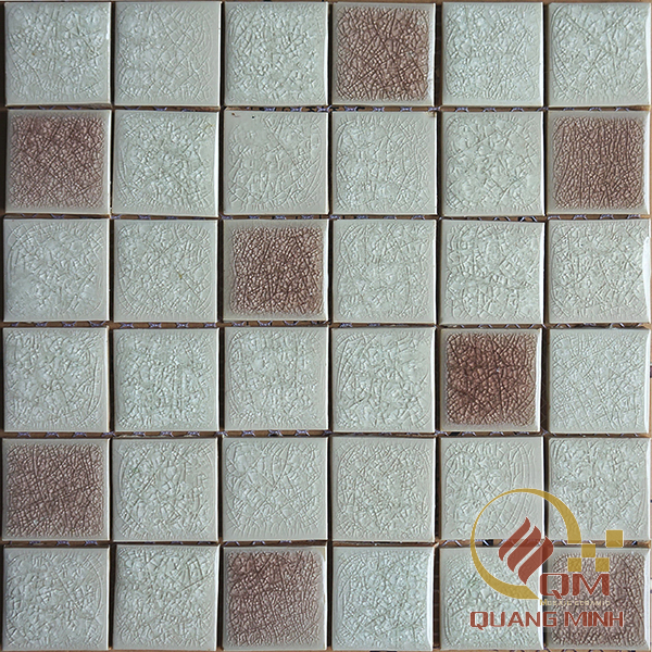 Gạch Mosaic Gốm Trộn Màu 5 x 5 QM-MT507
