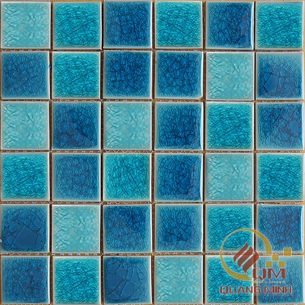 Gạch Mosaic Gốm Trộn Màu 5 x 5 QM-MT509