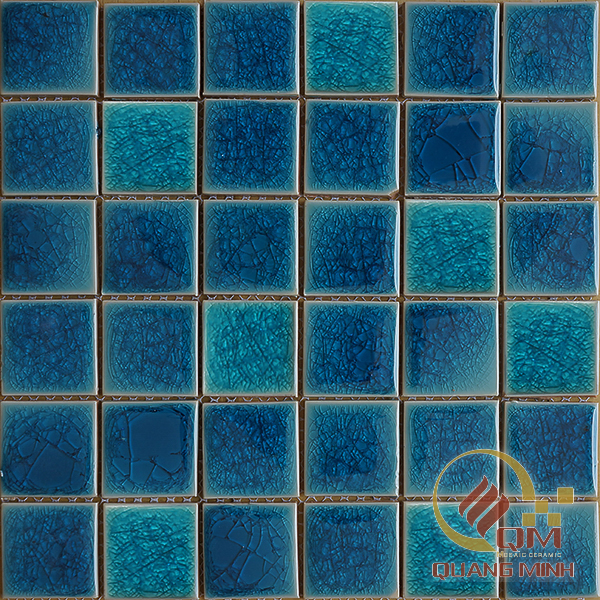 Gạch Mosaic Gốm Trộn Màu 5 x 5 QM-MT511
