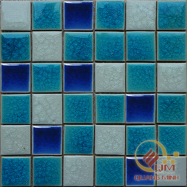 Gạch Mosaic Gốm Trộn Màu 5 x 5 QM-MT512