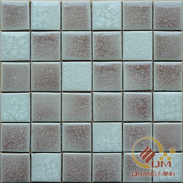 Gạch Mosaic Gốm Trộn Màu 5 x 5 QM-MT513