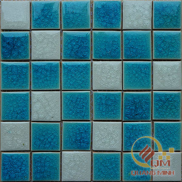 Gạch Gốm Mosaic Màu Trộn 5 x 5 QM-MT514