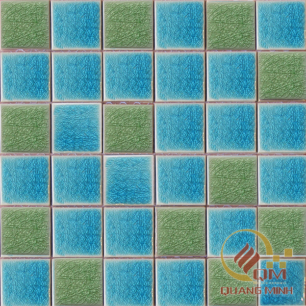 Gạch Gốm Mosaic Màu Trộn 5 x 5 QM-MT515