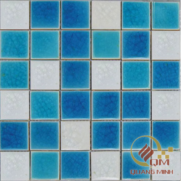 Gạch Gốm Mosaic Màu Trộn 5 x 5 QM-MT517
