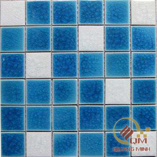 Gạch Gốm Mosaic Màu Trộn 5 x 5 QM-MT518