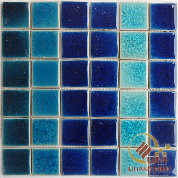 Gạch Gốm Mosaic Màu Trộn 5 x 5 QM-MT520