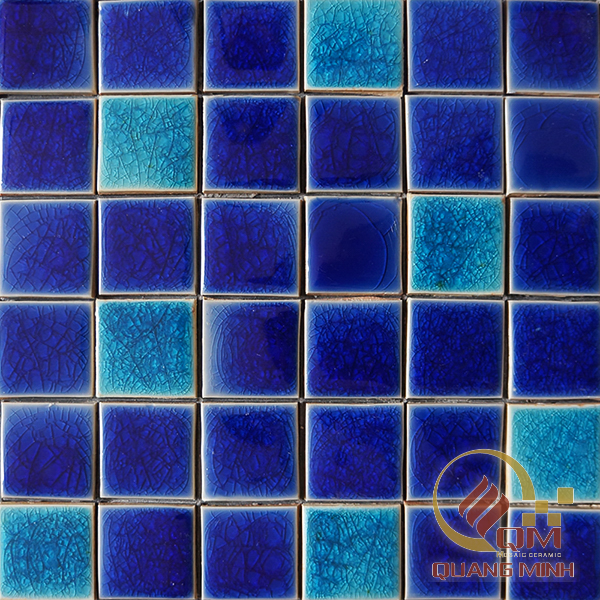Gạch Gốm Mosaic Màu Trộn 5 x 5 QM-MT521