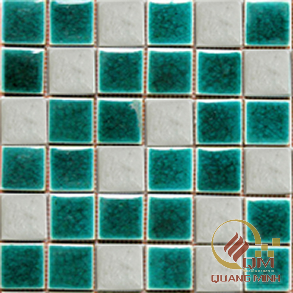 Gạch Mosaic Gốm Trộn Màu 5 x 5 QM-MT522