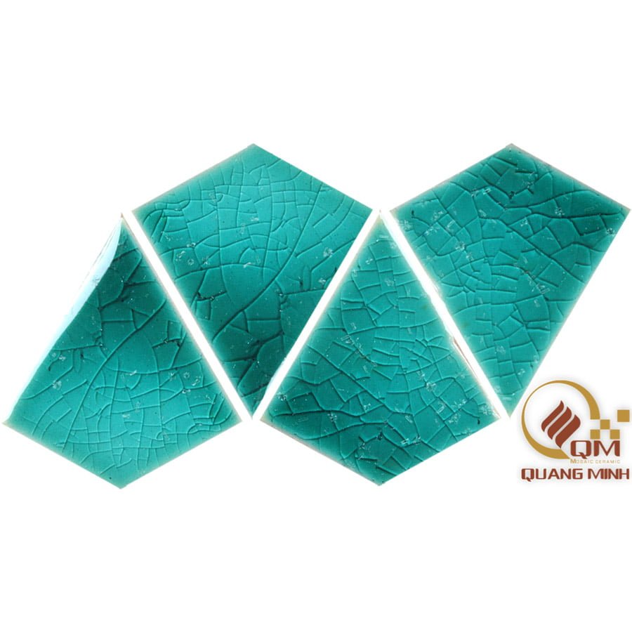 Gạch Mosaic Cánh Diều Xanh Lục Bảo QM-GCD05