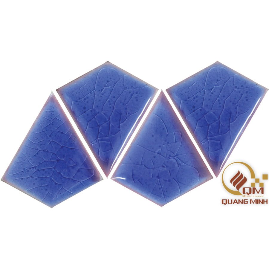 Gạch Mosaic Gốm Cánh Diều Xanh Coban QM-GCD07