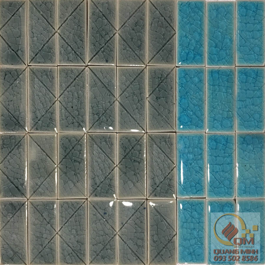 Gạch Thẻ Mosaic Gốm QM-GT01
