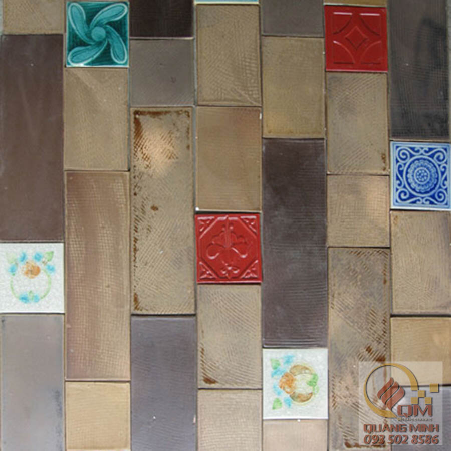 Gạch Thẻ Mosaic Gốm QM-GT16
