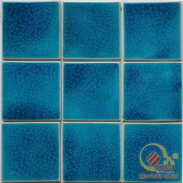 Gạch Mosaic Gốm Xanh Bích 10 x 10 QM-MD1008