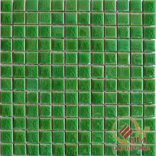 Gạch Gốm Mosaic Vuông Màu Đơn 2.3 x 2.3 QM-MD2307