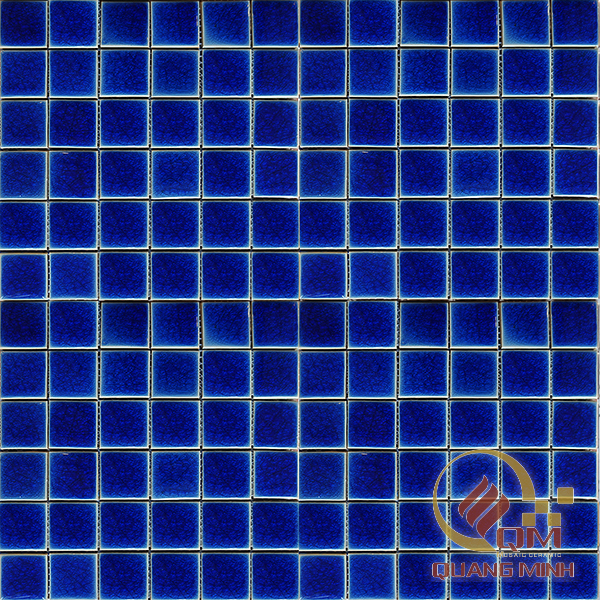 Gạch Mosaic Gốm Vuông Màu Đơn 2.3 x 2.3 QM-MD2310