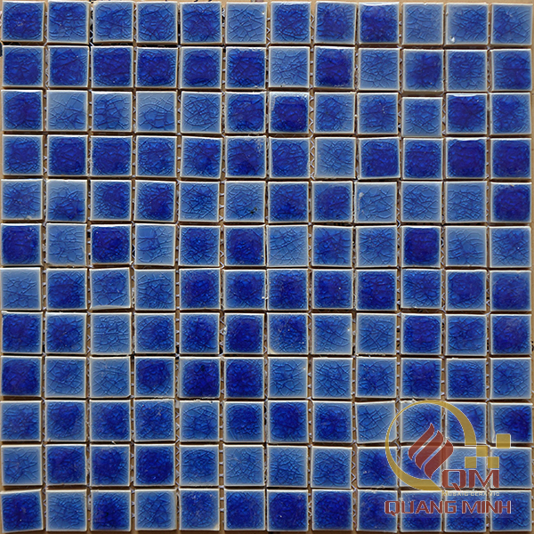 Gạch Mosaic Gốm Vuông Màu Đơn 2.3 x 2.3 QM-MD2311