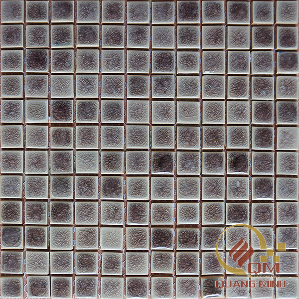 Gạch Gốm Mosaic Vuông Màu Đơn 2.3 x 2.3 QM-MD2316