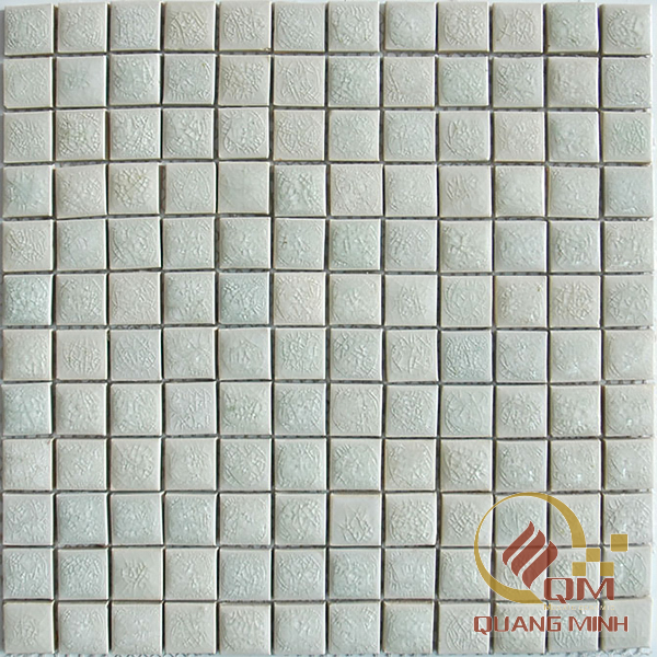 Gạch Gốm Mosaic Vuông Màu Đơn 2.3 x 2.3 QM-MD2319