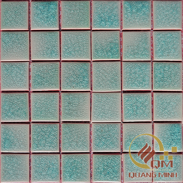 Gạch Mosaic Gốm Vuông Màu Đơn 5 x 5 QM-MD509