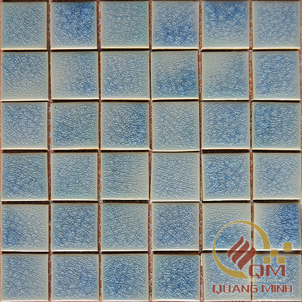 Gạch Gốm Mosaic Vuông Màu Đơn 5 x 5 QM-MD510