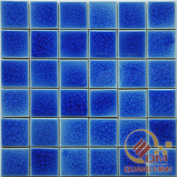 Gạch Mosaic Gốm Vuông Màu Đơn 5 x 5 QM-MD512