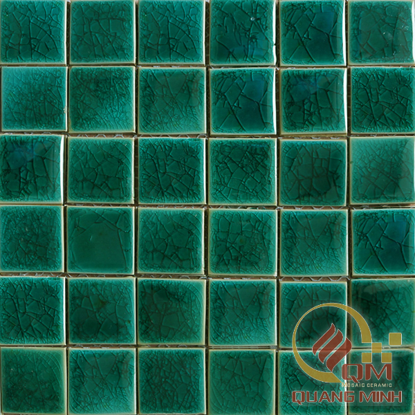 Gạch Mosaic Gốm Vuông Màu Đơn 5 x 5 QM-MD515