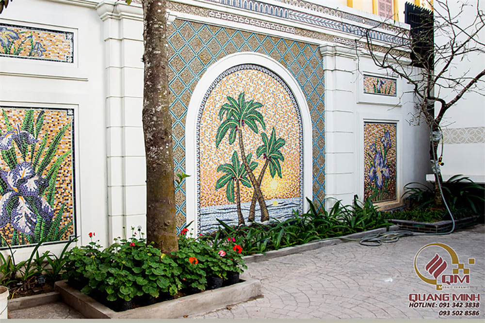 Nhà ghép gốm mosaic – Công trình lớn nhất Việt Nam