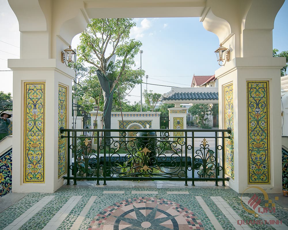 Nhà ghép gốm mosaic – Công trình lớn nhất Việt Nam