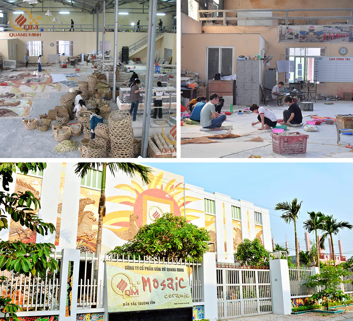 Xưởng sản xuất Quang Minh Mosaic